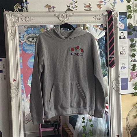 grey gucci hoodie womens